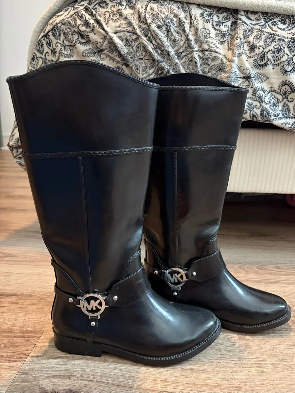 Michael Kors Black Rainboots
